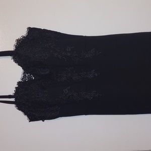 Black lace dress